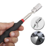 Magnetic Picker Mini Portable Telescopic Magnetic Magnet Pen with Light for Picking up Nut Bolt Extendable Pickup Rod Stick